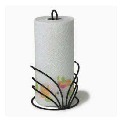 Smidjärn Blomform Pappersnäsduks-/Handduks-/Rull-/Servetthållare/Dispenser för Kök Badrum och Matbord (Blomform)