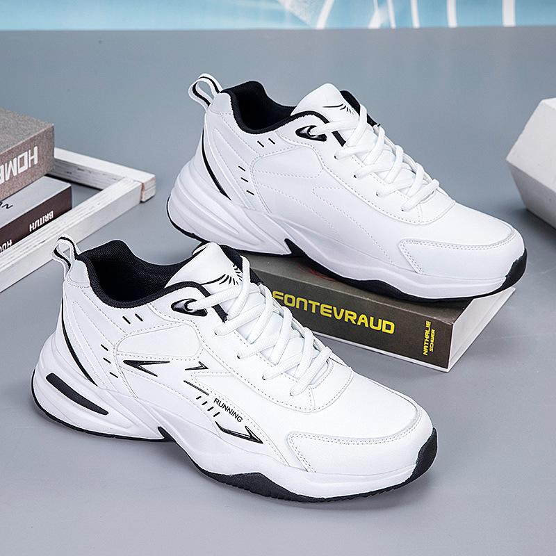 Fashion Thick Sole Versatile Clunky Sneaker for Men 2025 New Trend Mesh Lace Up Breathable Casual Sports Shoes Increased Soft Soles