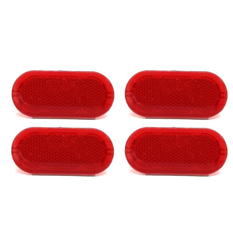 Door Car Red Panel Warning Light Reflector For VW Beetle Caddy Polo Car Light Plastic Iight Interior Accessories 6Q0947419