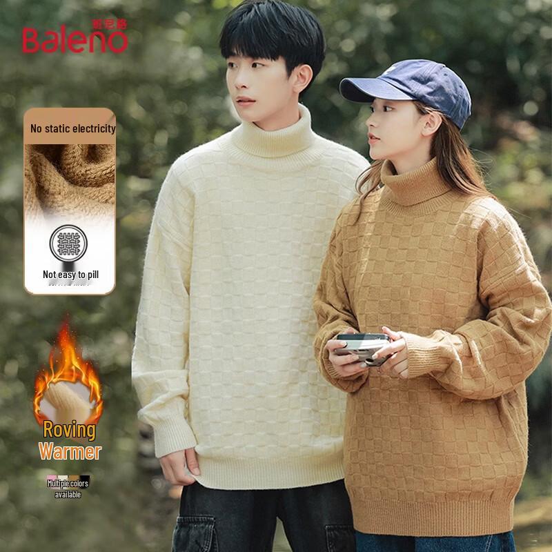 Baleno Unisex Thickened High-Neck Knit Sweater