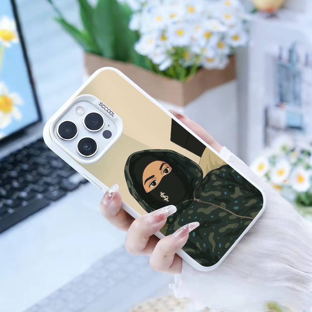 

Аниме Чилл Парень Мерч Чехол для телефона Для iPhone 16,15,14,13,12,17,Pro,MAX белый Матовый Ударопрочный Чехол iPhone14ProMax