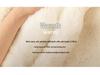 High-End Cream Faux Rabbit Fur Carpet for Living Room, Bedroom, and Bedside