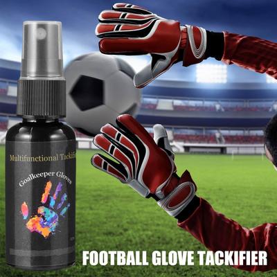 30ml Torwarthandschuh Grip Spray Torwarthandschuhe Kleber Anti-Rutsch Sporthandschuhe Spray Verbessern Klebrigkeit für Nasse Bedingungen
