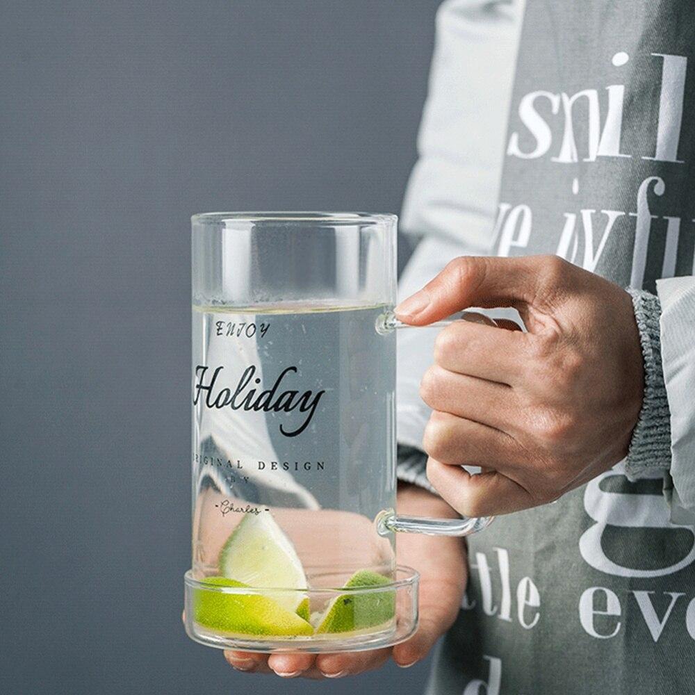Dárkové sklenice na pití na Vánoce pro každodenní použití, velkoobjemové, čiré
