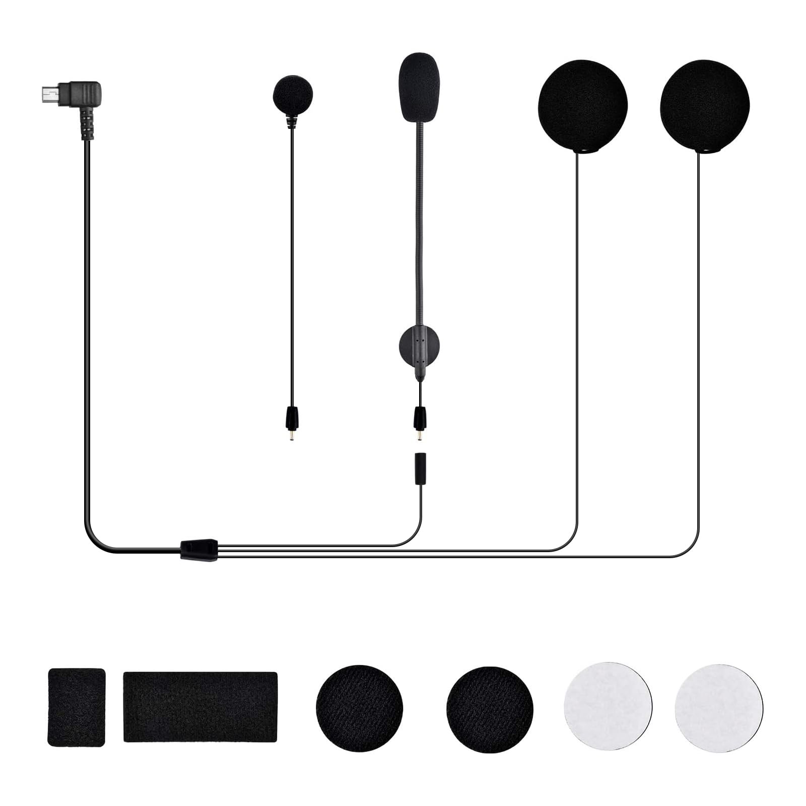 

TNICER T4X Motorcycle Intercom Headset Microphone Cord (Arm & Microphone)