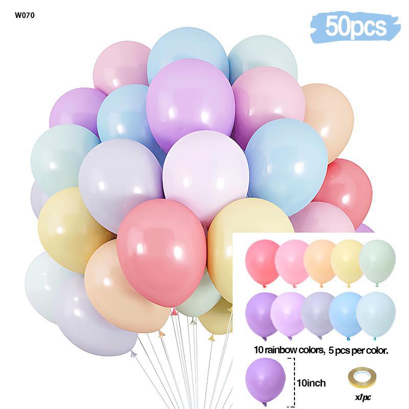 10-Zoll Latex-Ballon Festival Set: Individuell gestaltbare Ballonketten-Dekoration