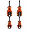 4-piece Compact Screwdriver Set | Kraft&Dele