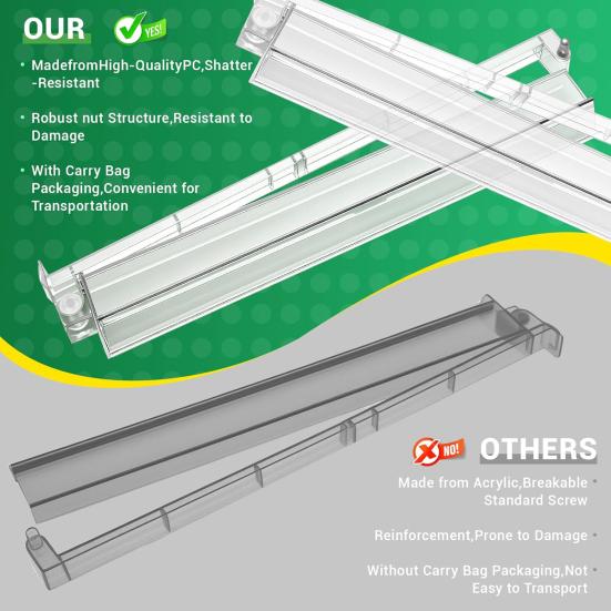 4Pcs Mahjong Rack with Pusher Heavy Duty Portable Multifunctional American Mah Jongg Tile Holder Push Ruler Mahjong Accessories