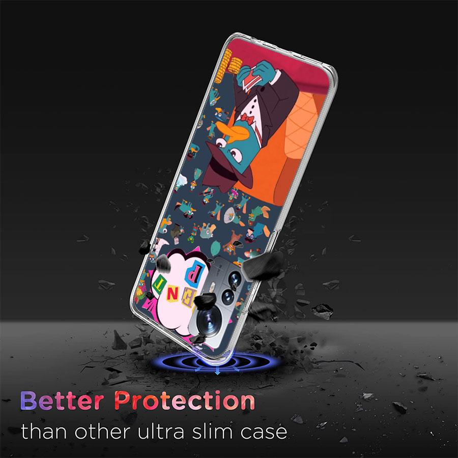 Cartoon Perry The Platypus Phone Case For Redmi Note 13 Pro Plus 14 Pro+ 12S 12 11S 11T 11E 11 10S 10 9S 9 Xiaomi Capa TPU