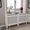 White MDF Radiator Cover 172x19x81.5 Cm - VidaXL