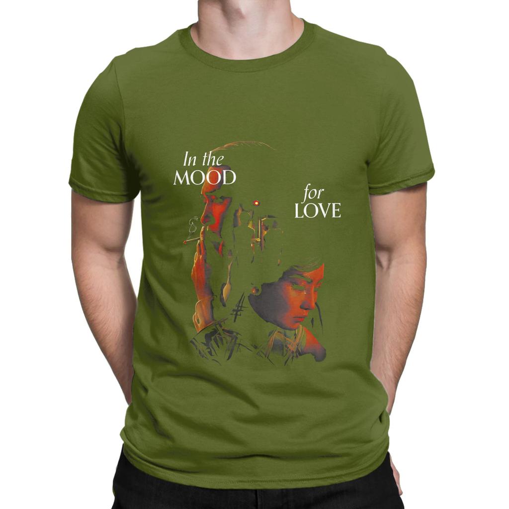 Oversized TShirt Summer Wong Kar Wai Movie Novelty T Shirts 100 Cotton Tee Shirt Y2K Basic Loose Short Sleeve Clothing