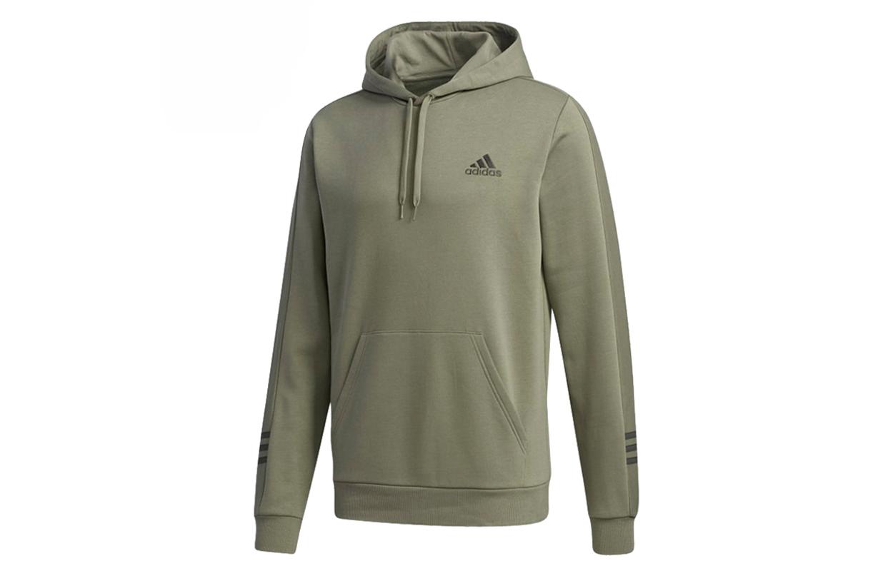 Adidas Sweatshirts Men s Army Green Hooded Moderate Regular GD5446 S