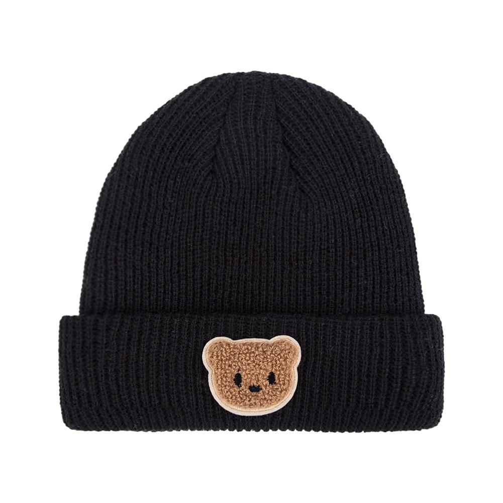 Korean Style Autumn Winter New Arrival Baby Children's Cute Animal Pattern Jacquard Knit Acrylic Common Travel Warm Hat