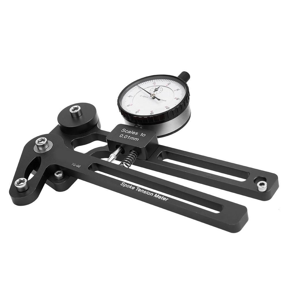

Bicycle Repair Tools Bike Spoke Tension Meter Digital Scale Measures for Bikes Wheels Adjustment Toolblack