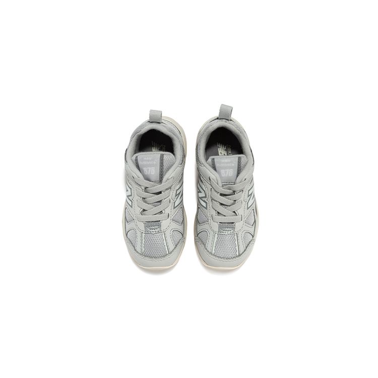 New Balance Nb 878 Cushioning Durable Breathable Low Top Walking Shoes Baby Shoes Fog-Gray IV878KNS