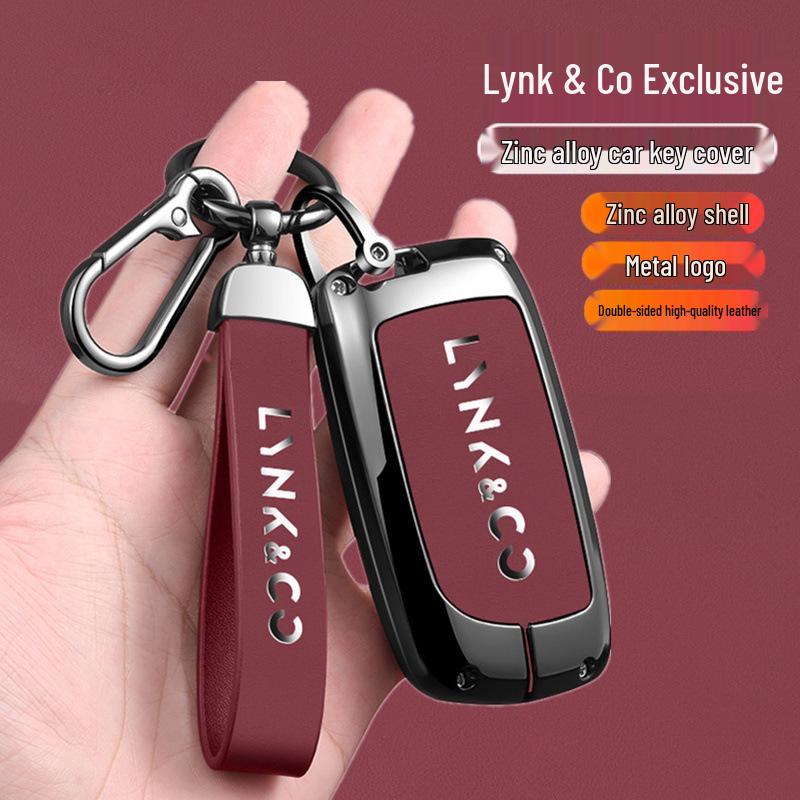 Vylepšení krytu klíče pro Lynk & Co 900, 2025 Z20 Nová energie Z10 Kovová přezka Plášť pro muže