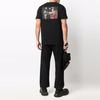 OFF WHITE Drowning Man Logo Caravaggio Saint Jerome Writing Print T Shirt OMAA027C99JER0051001