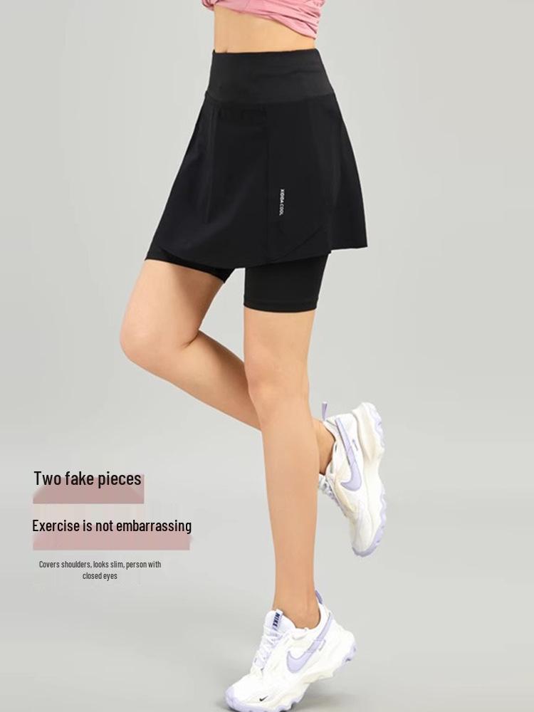Women's Quick-Dry Tennis & Badminton Skorts for Fitness, Running, or Yoga