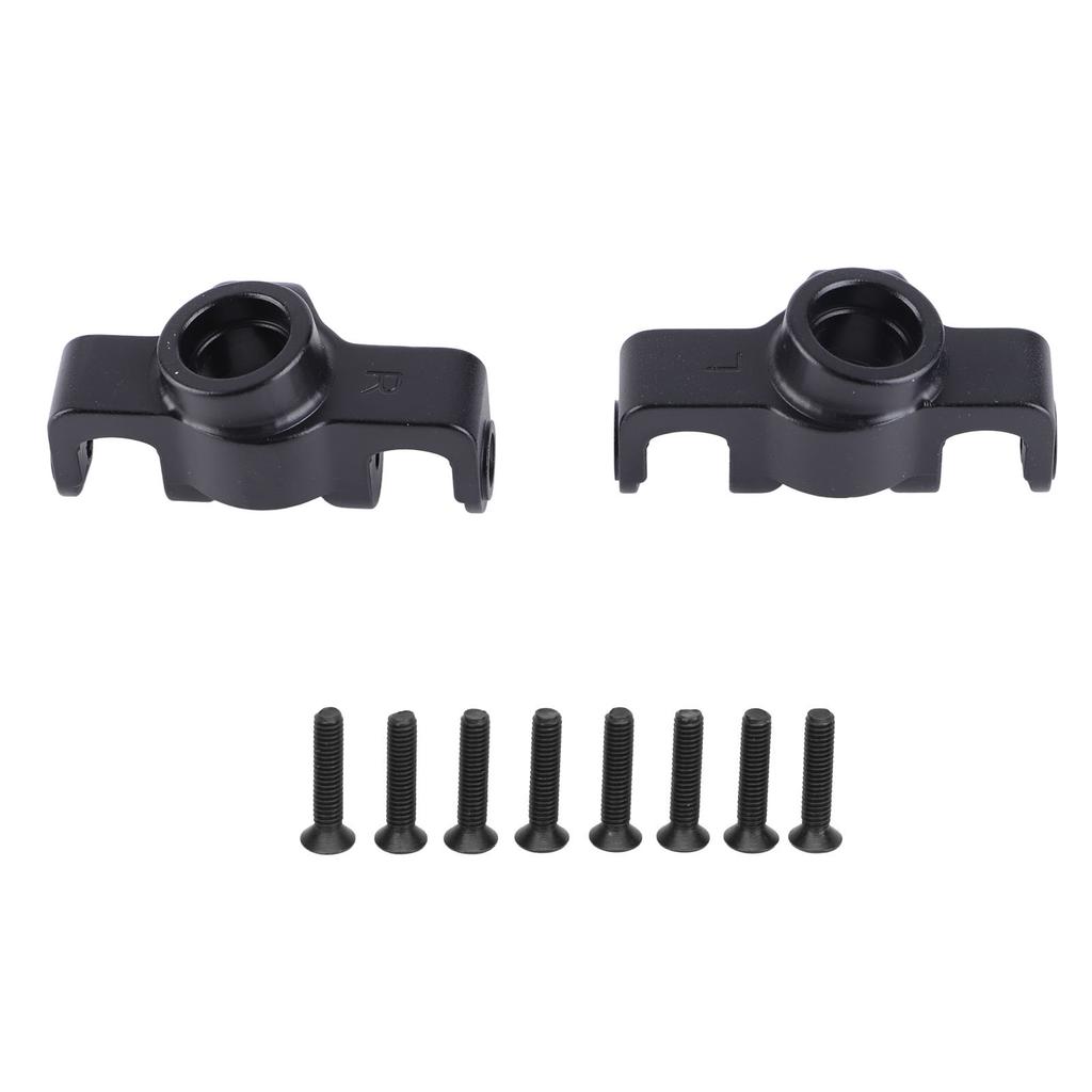 1 Pair RC Steering Cup Aluminum Alloy Accessory Part for MJX 114 14210 116 16208 Black