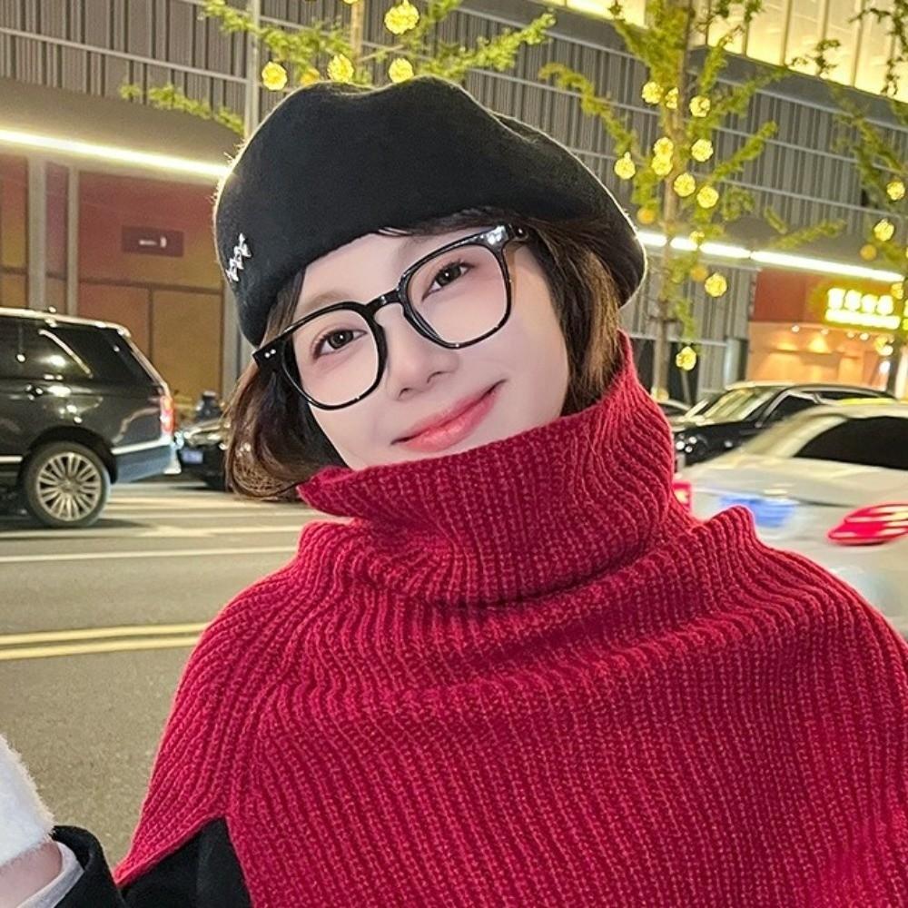 Knitted Woolen Berets Solid Color Octagonal Cap Casual Artist Cap  Party