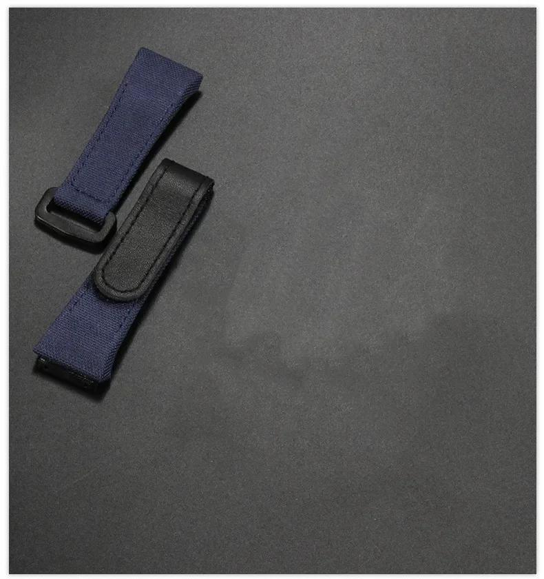 Für RICHARD MILLE RM50 RM53 Nylon-Canvas wasserdicht Herren Uhrenarmband Ringschnalle Leder Armband Schraubstil Uhrenarmband 25mm