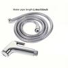 Body Cleaner Spray Gun, Home Mounted Black Toilet Cleaning Spray Gun ABS Valve Sprayer Sanitary Shower Spray Hose Set for Person
