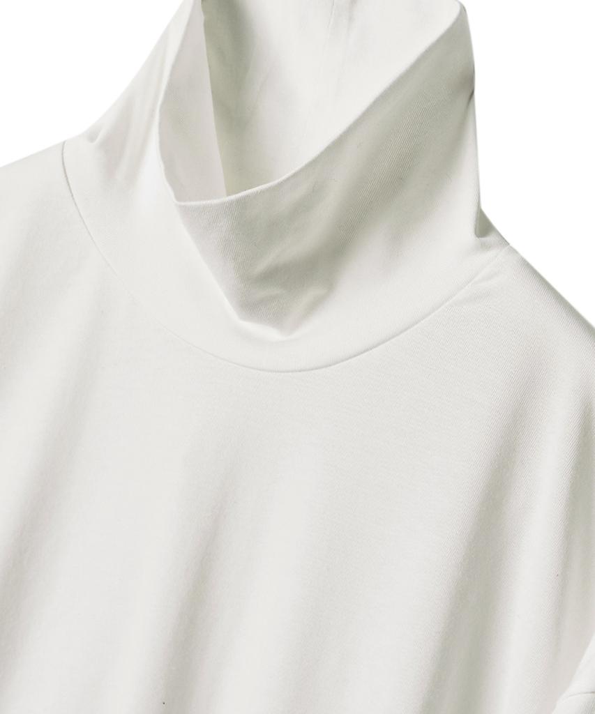 Leopeusaideu Turtleneck Long Sleeve Off White