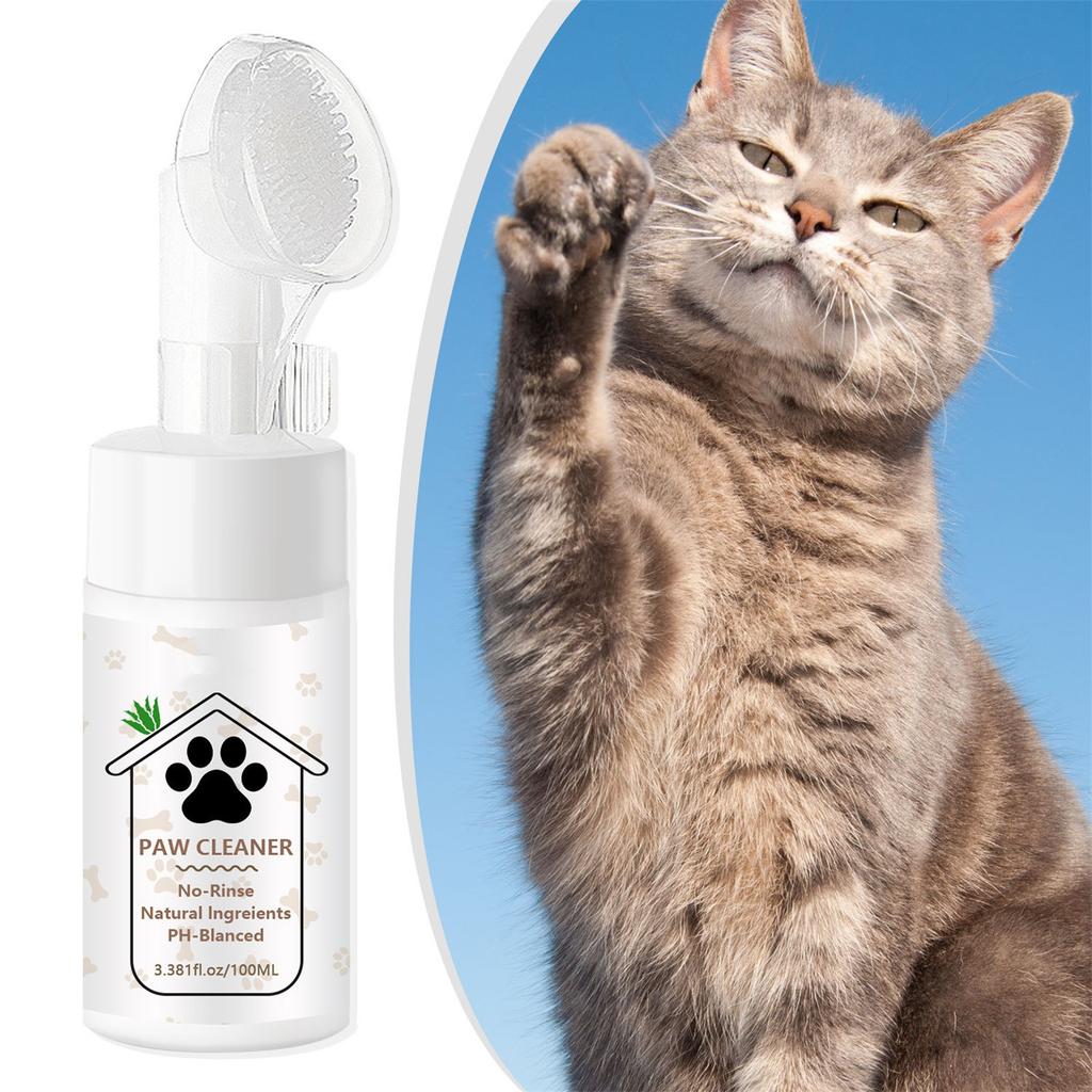 Pet Foot Cleaning Foam 100ml Cats And Dogs Foot Washing Special Foot  Care Cleaner
