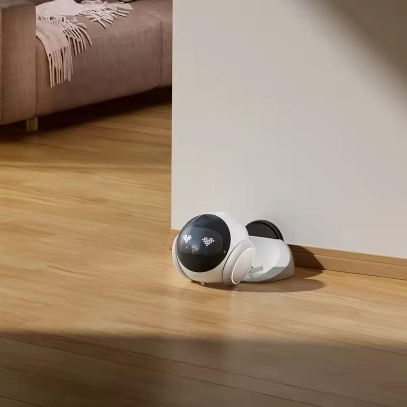 Smart Child Care Robot with Pet Monitoring & Elderly Companion, APP Remote Control, 2-Way Voice Call, Motion Detection For