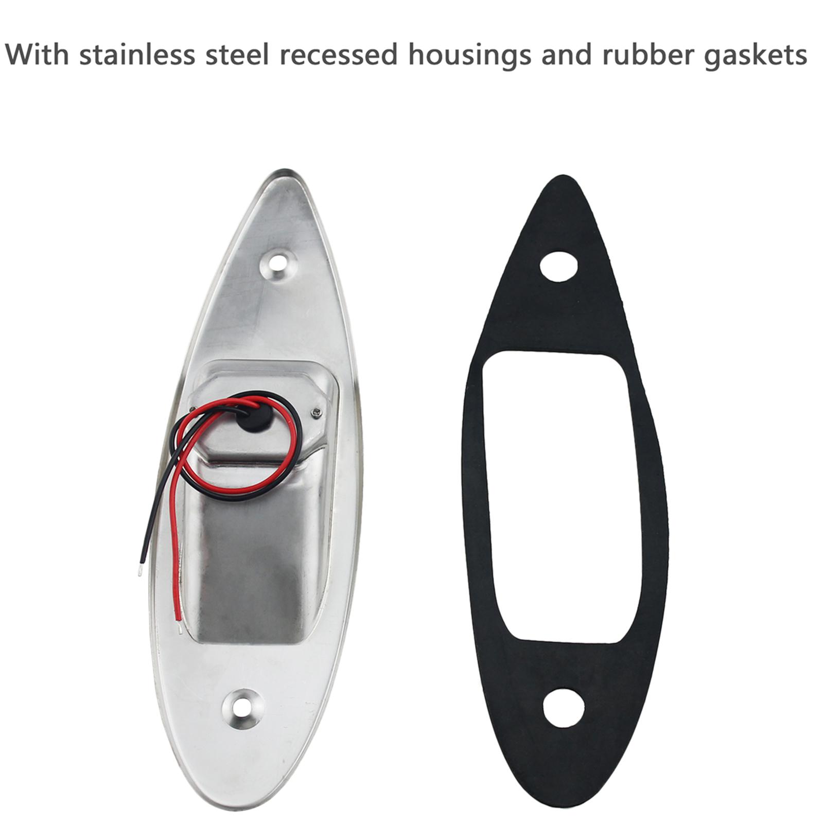 

2 шт. 12 В Морские Светодиодные Бортовые Огни Красный и Зеленый Светодиодные Индикаторы Навигационные Огни Яхтенные Огни