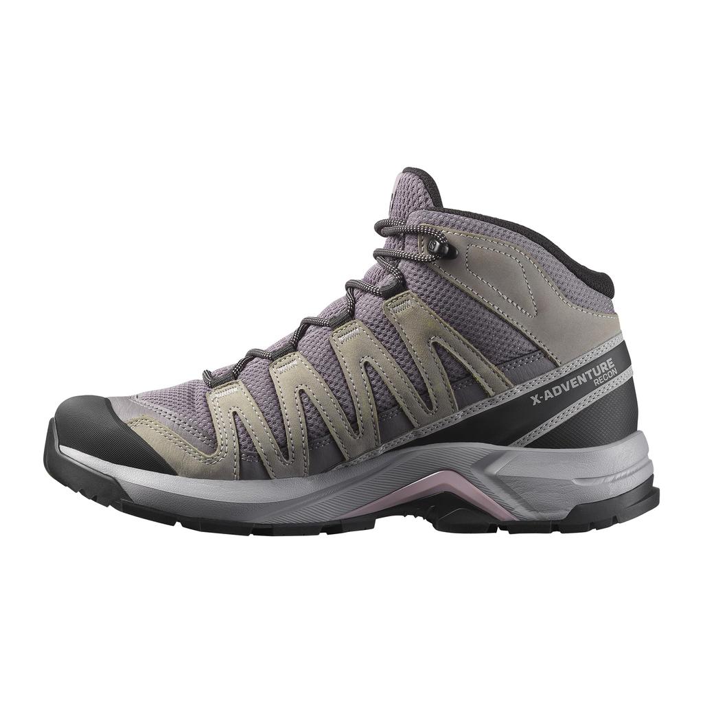 Salomon Recon Mid WP Hiking and Trekking Shoes Recon Mid Size X-Adventure Women's (X-Adventure Gore-Tex), 24, L47753400, Excalibur/Gull/Nirvana
