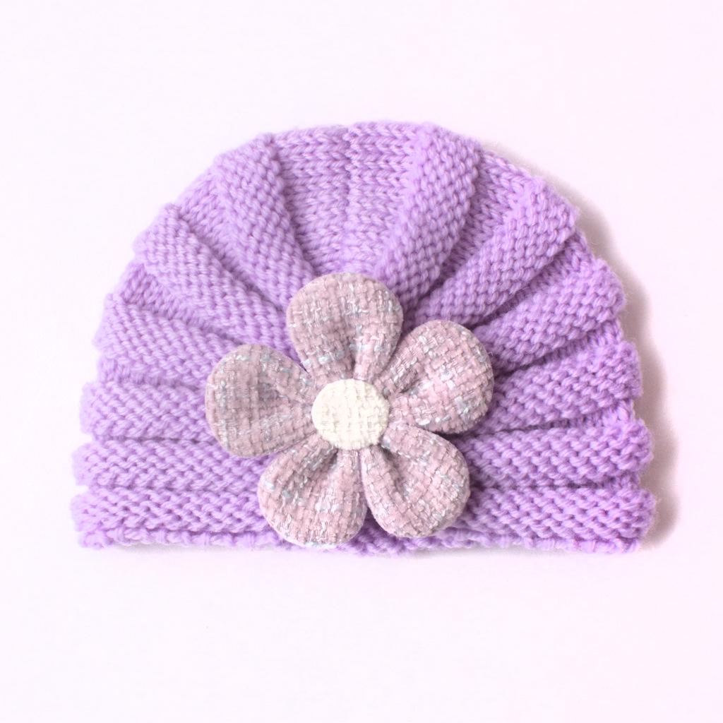 Autumn/Winter Knitted Baby Hat: Warm, Windproof & Comfortable Woolen Cap for Kids