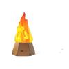 USB Rechargeable 3D Fake Fire Night Light 3 Modes IP44 Waterproof Light  Indoor Decor