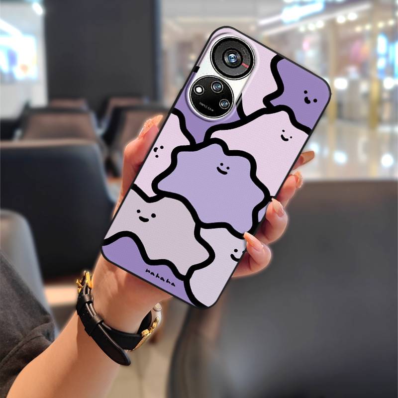 Fashion Design Graffiti Phone Case For ZTE Blade V40S/Axon40 SE Anti-dust Cartoon Protective Back Cover TPU Waterproof