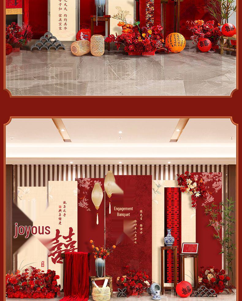 New Chinese Style White Ornament Banquet Decoration Set for Hotel Background Wall