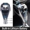 HECQ4 Crystal Car Gear Shift Head LED Illuminated Logo Gear Head for SUZUKI Swift SX4 Jimny Samurai Alto Liana Ignis Grand Vitara