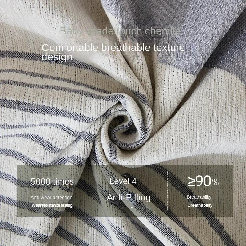 New Style Chenille Double-sided Sofa Cover Full Slipcover Anti-slip Cat Scratch Protective Cover Universal for All Seasons