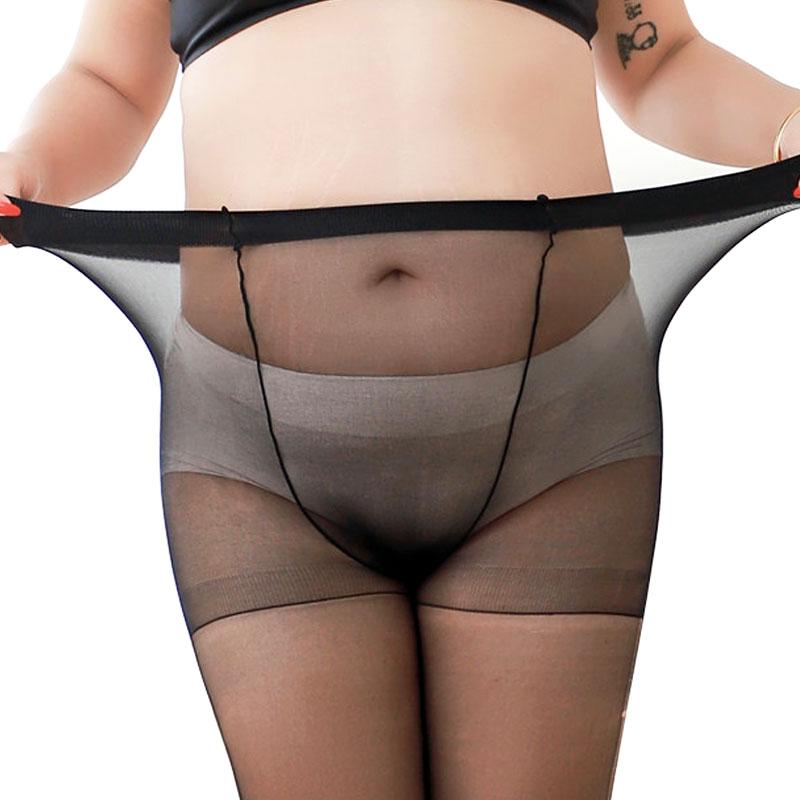 Übergröße 50-110 kg Dünne Strumpfhose Damenstrümpfe