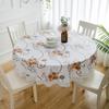 High-Grade Waterproof, Oil-Proof, Non-Slip, Thick Round Tablecloth for Home and Restaurant Use