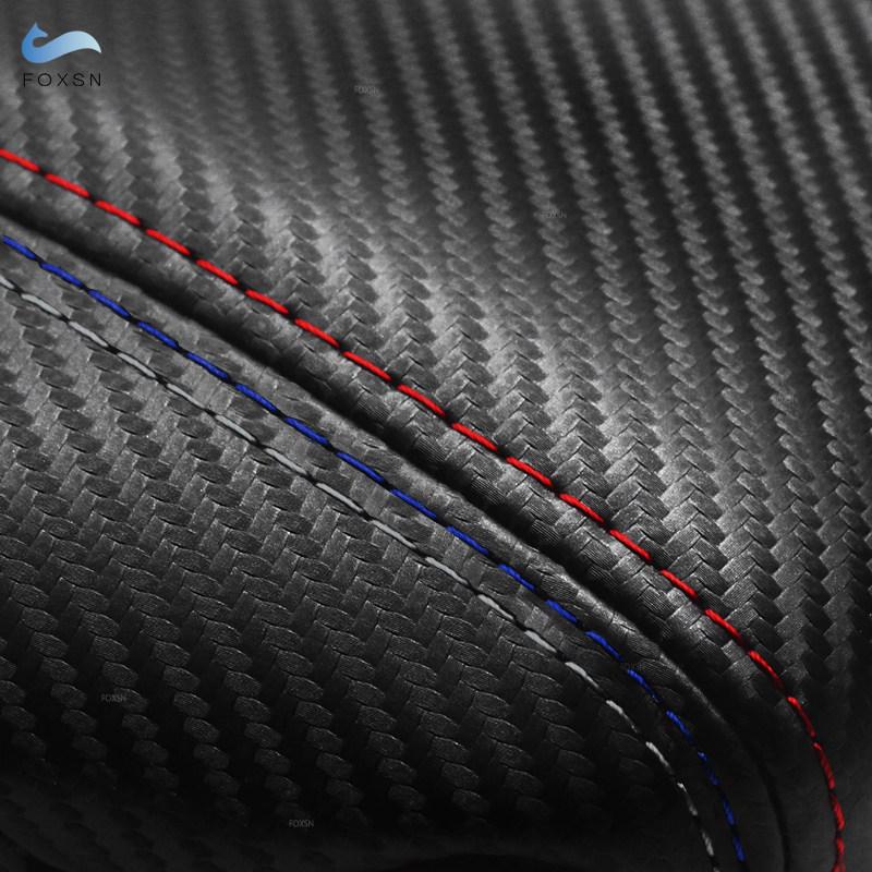 LHD Carbon Texture Δερμάτινα Αξεσουάρ Αυτοκινήτου Κέντρο Ελέγχου Κάλυμμα Κιβωτίου Μπράτσου για BMW Σειρά 3 F30 2013 2014 - 2016 2017