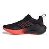 Adidas Alphalava Comfortable Outdoor Sports Breathable Fabric Low-Top Marathon Running Shoes Unisex Running Shoes Black Red H05040