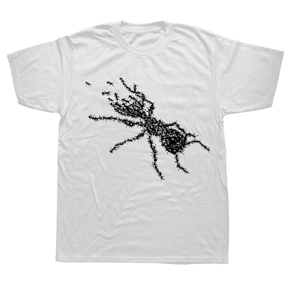 Funny Types of Ants Science Bug T Shirts Summer Cotton Streetwear Short Sleeve Ant Keeper Farm Gifts T-shirt Mens Clothing