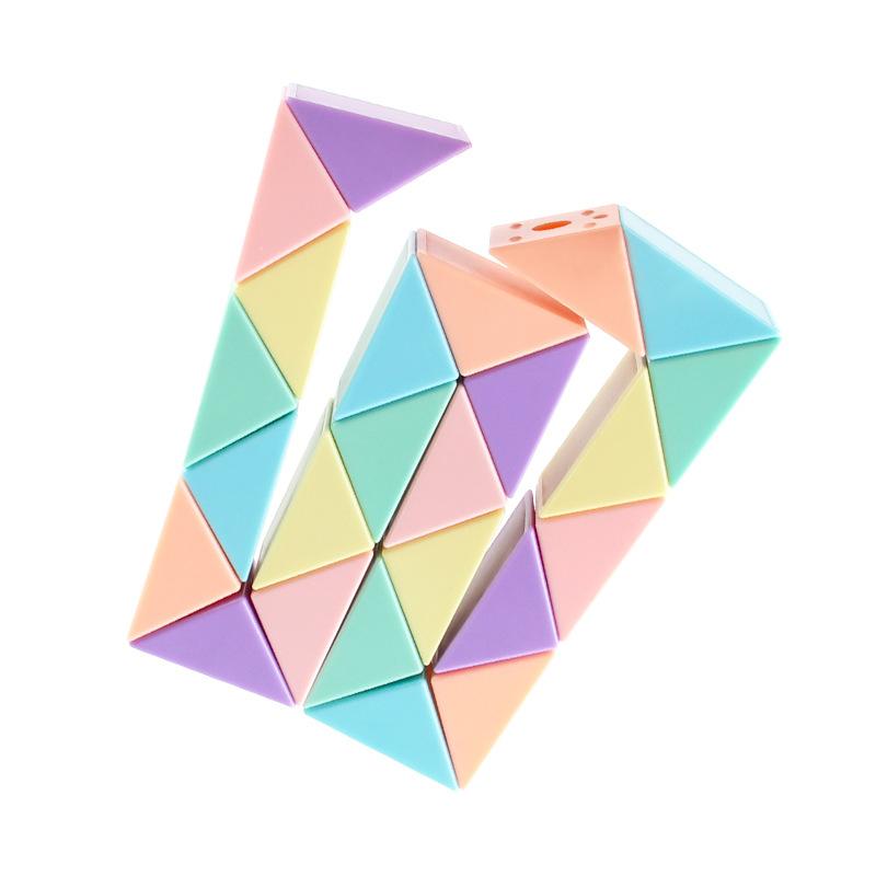 Segment 72 Stunning Magic Snake Puzzle Toy In Beautiful Macaron Colors For Relaxation Focus And