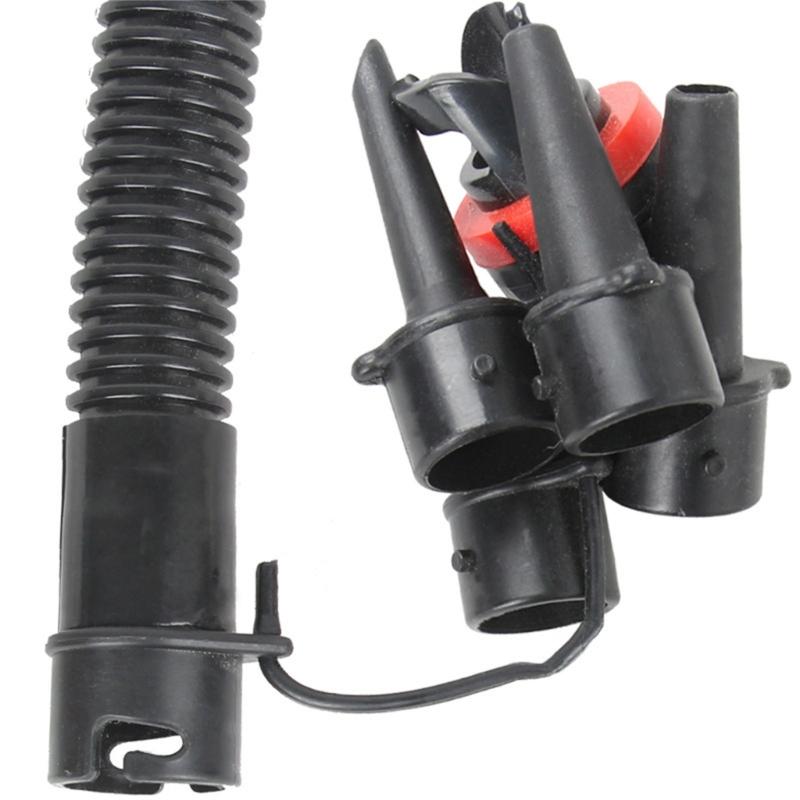 Inflatable Boats Pumps Adapter & Air Hose Set Inflatable Pumps Extension Tube with 5 Nozzle Air Pumps Accessories