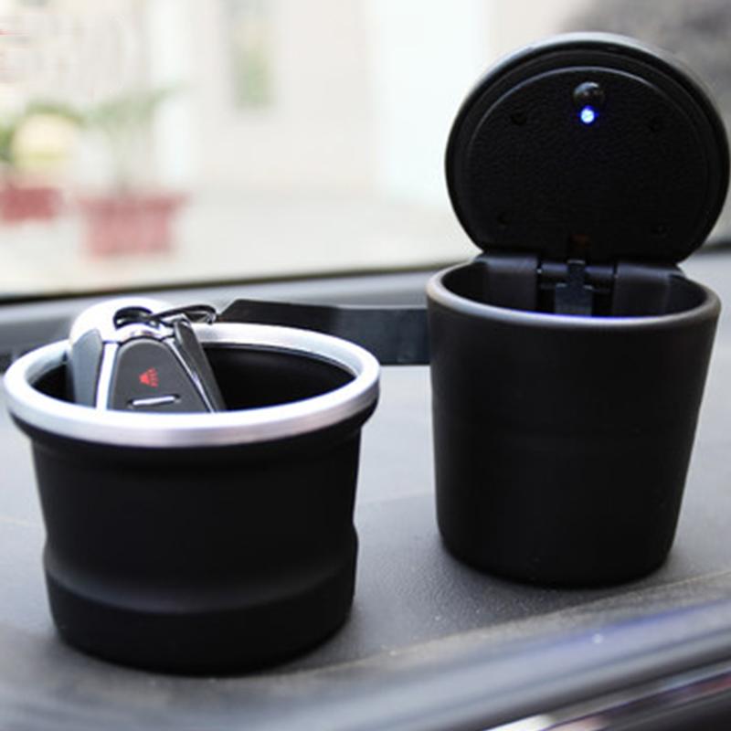 My Good Car Car Ash Holder Tray Ashtray Storage Cup With LED Ash Garbage Container for Chevrolet Equinox2017-2018Car accessories