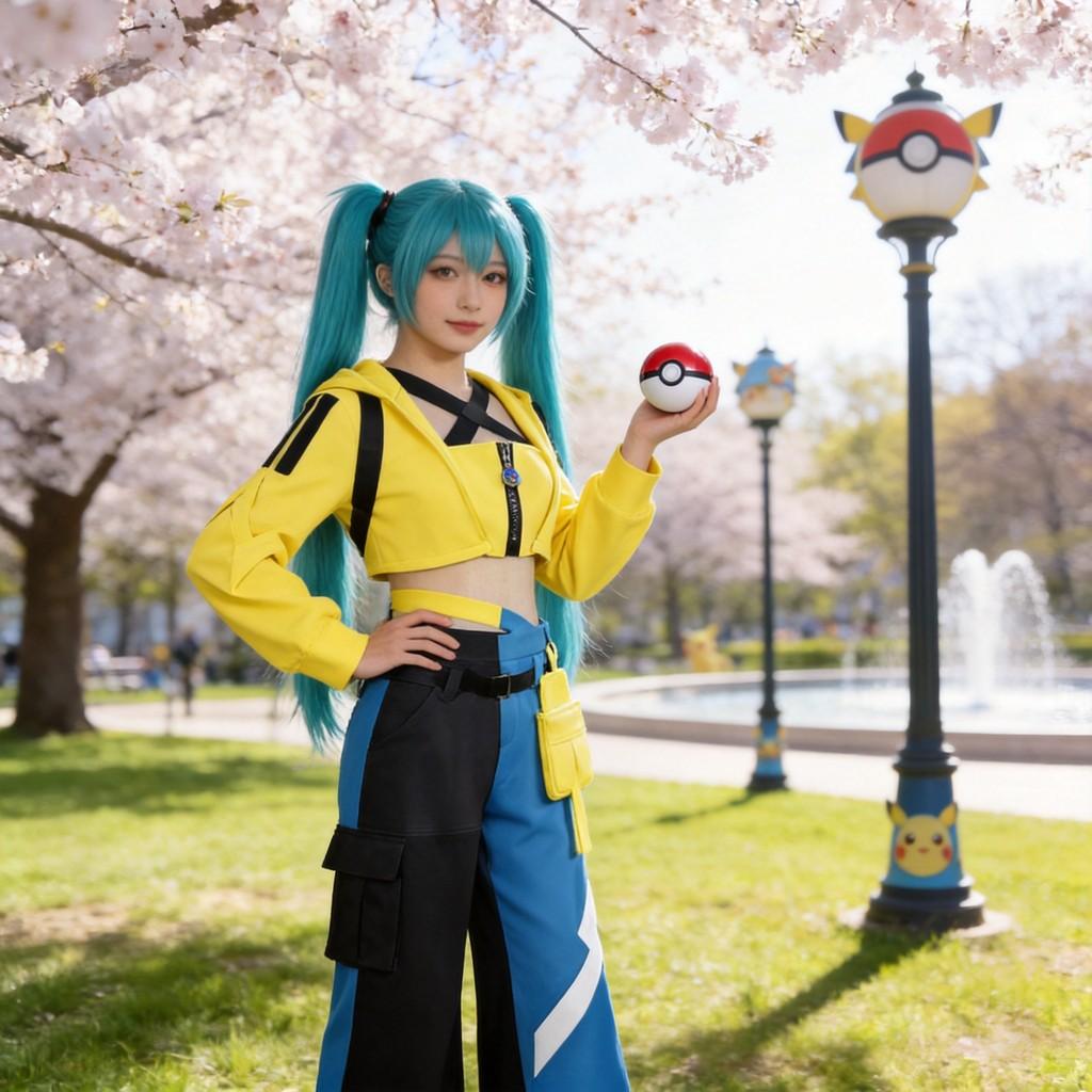 Pokemon Legends Z A Canari Cosplay Costume For Women With Spandex Material For Anime And Game Role Play
