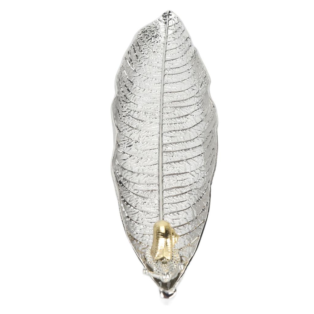 Leaf and Snail Incense Burner Zinc Alloy Leaf Incense Holder Relieve Fatigue Exquisite Incense Sticks Holder for