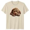 Sleeping Puppy Doodle Dogs Animals Unisexs TShirt Unisexs Tee Graphic Unisex Top