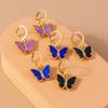 3pairs Cute Butterfly Earrings for Women Girls Dangle Earrings Party Jewelry Gifts
