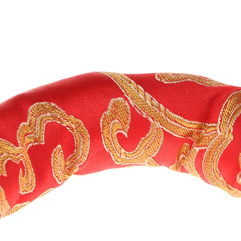 8/10/12cm Kırmızı İpek Yastık Minder Buddha Ses Kasesi Altlığı Tibet Singing Bowl İçin Nepal'de Kase Minderi Budizm Ürünleri